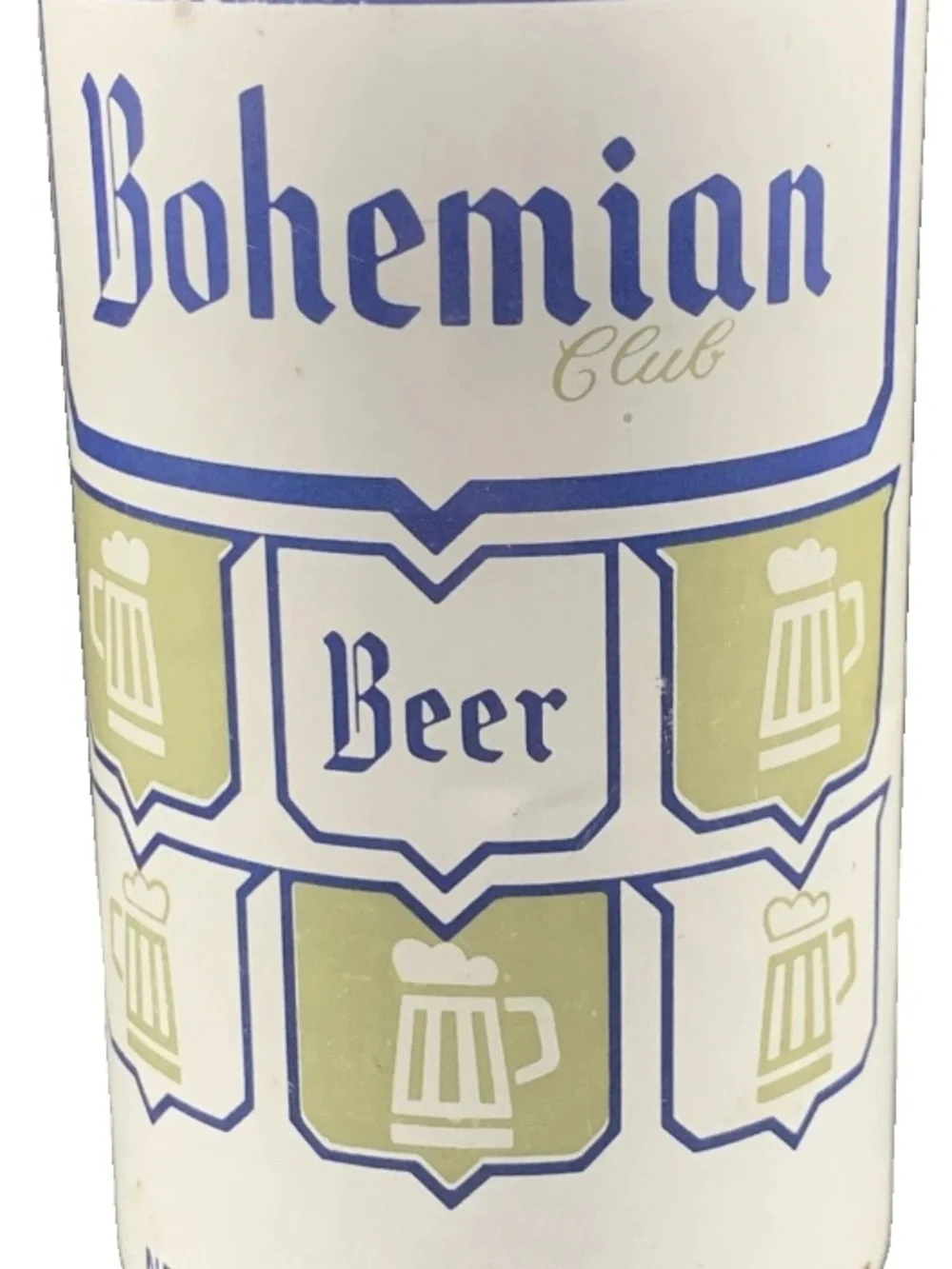Vintage Beer Can Bohemian Club Beer Empty Brewing Co of Oregon